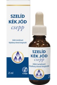 Szelid kék jód csepp