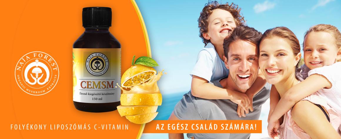 Folyékony liposzómás C-vitamin az egész család számára!