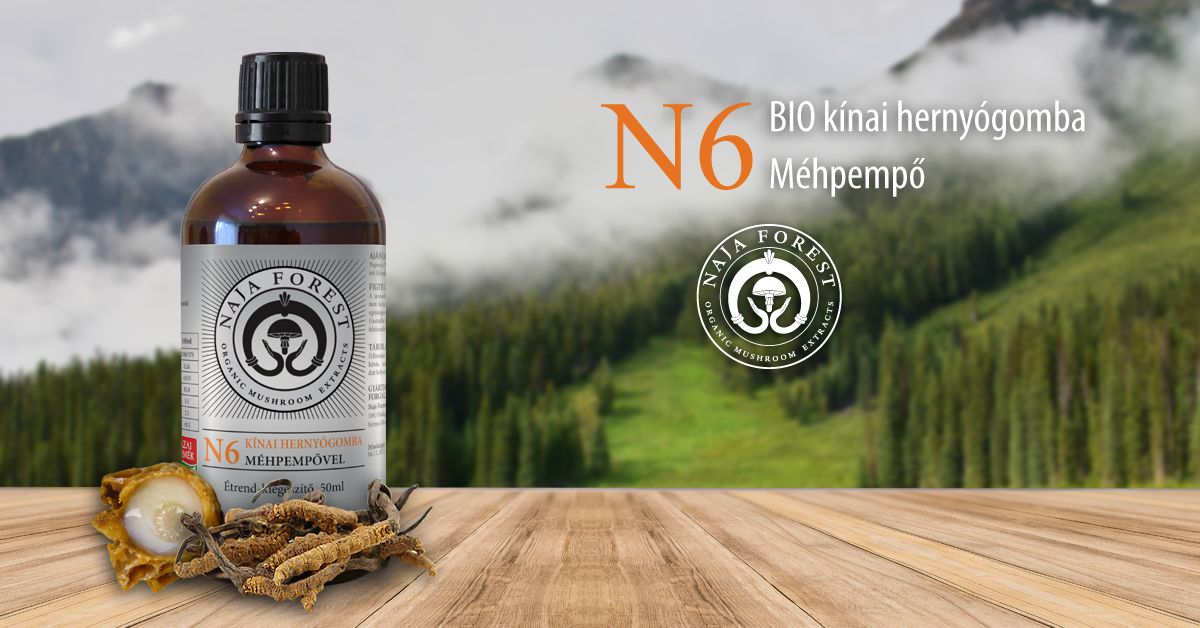 Naja Forest N6 bio Cordyceps, méhpempő Étrend-kiegészítő