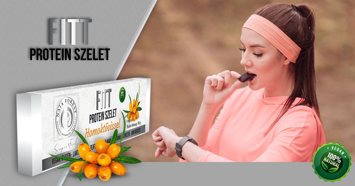 Homoktövises „FITT” gyümölcs szelet
