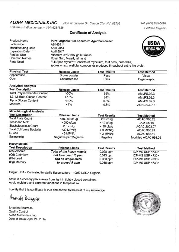 Naja Forest Kft. Bio Mandulagomba Certifikáció