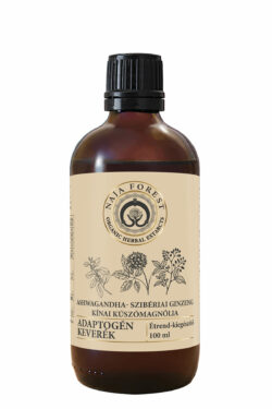 Naja Forest Adaptogén keverék Ashwagandha Szibériai Ginzeng Kínai Kúszómagnólia (100 ml)
